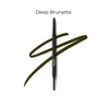 Cruelty free brow defining pencil in deep brunette with brow brush | FaceStuff Co